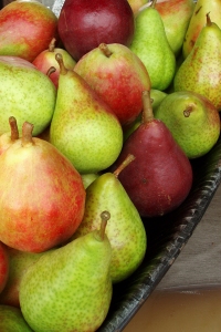 red d'Anjou pears (04 Feb 2012)