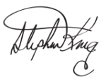 Stephen King signature